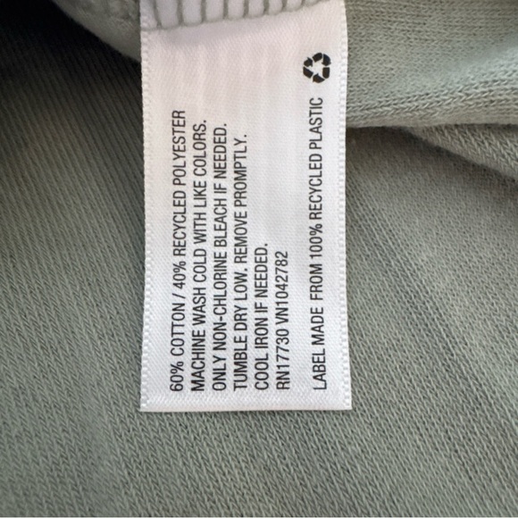 A New Day Green Racerback Terry Dress Tank Sleeveless Beach Coverup Swim L - Picture 9 of 10